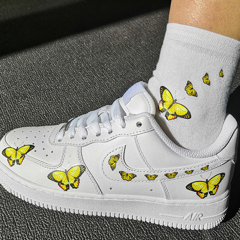 ANY COLOR Reflective Butterfly Custom Af1 Custom Nike AF1 -  Israel