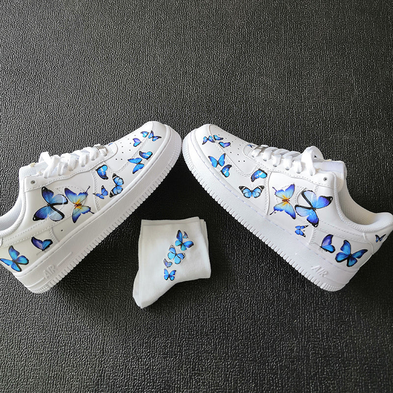 Butterfly AF1's #customshoes #butterfly #af1 #customaf1 #af1custom #nike